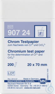 Chrom Testpapier Testpapierstreifen 20 x 70 mm Pg. à 200 Bestimmungen