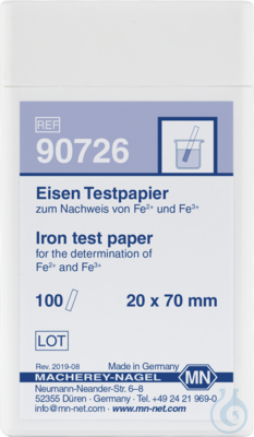 Iron test paper