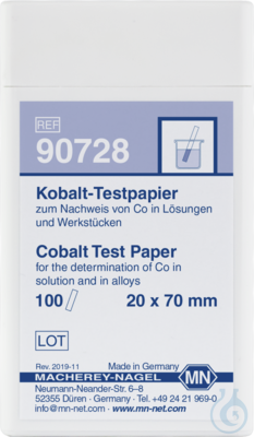Kobalt Testpapier