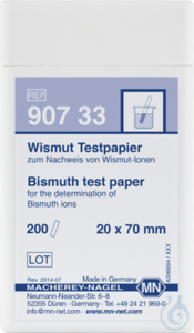 Bismuth test paper Bismuth test paper test strips 20 x 70 mm sufficient for...