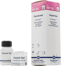 Fluoride test semi-quantitative test papers with reagents box of 30 discs