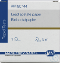 Lead acetate paper, reel Lead acetate paper test paper reel of 5 m length, 7...
