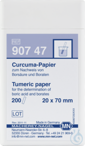 Turmeric paper Turmeric paper test strips 20 x 70 mm sufficient for 200...