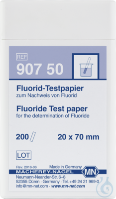 Fluorid Testpapier