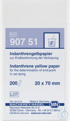 Indanthrengelbpapier
