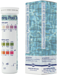 Swimming pool test (50 strips) Swimming Pool Test 3 in 1 Teststrips for...