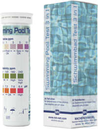 Swimming pool test (50 strips) Swimming Pool Test 3 in 1 Teststrips for determination of Free...