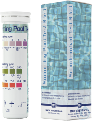 Schwimmbadtest 3 in 1