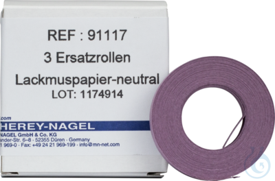 Litmus paper neutral (3 reel refill pack