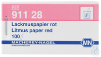 Lackmuspapier, rot 10x75 mm, Heft à 100 Streifen   Lackmuspapier...