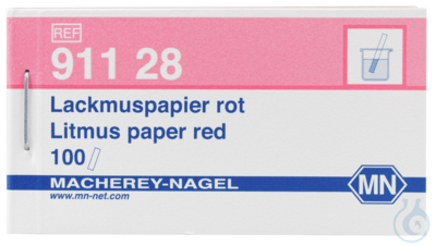 Lackmuspapier rot, Heft