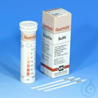 QUANTOFIX Sulfite languettes test 6 x 95 mm domaine de mesure : 0-10-25-50-100-250- 500-1000 mg/L...