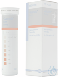 QUANTOFIX Sulfit Teststäbchen 6 x 95 mm Messbereich: 0-10-25-50-100-250- 500-1000 mg/L SO32- Pg....