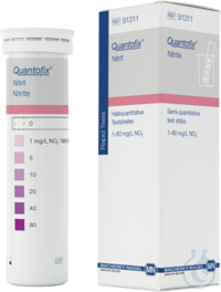 QUANTOFIX Nitrite test strips 6 x 95 mm measuring range: 0-1-5-10-20-40-80 mg/NO2- sufficient for...