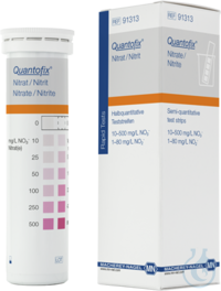 QUANTOFIX Nitrat/Nitrit Teststäbchen 6 x 95 mm Messbereich: 0-10-25-50-100-250-500 mg/L NO3-...