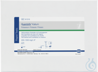 QUANTOFIX Kalium Teststäbchen 6 x 95 mm Messbereich: 0-200-400-700-1000-1500 mg/L K+ Pg. à 100...