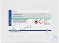 QUANTOFIX Chlor Teststäbchen 6 x 95 mm Messbereich: 0-1-3-10-30-100 mg/L Cl2 Pg. à 100...