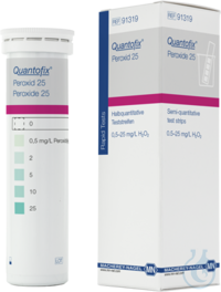 QUANTOFIX Peroxide 25 QUANTOFIX Peroxide 25 test strips 6 x 95 mm measuring...