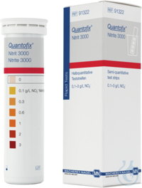 QUANTOFIX Nitrite 3000 QUANTOFIX Nitrite 3000 test strips 6 x 95 mm measuring...