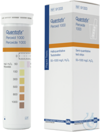 QUANTOFIX Peroxide 1000 QUANTOFIX Peroxide 1000 test strips 6 x 95 mm...