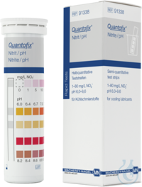 QUANTOFIX Nitrite/pH QUANTOFIX Nitrite/pH test strips 6 x 95 mm measuring...