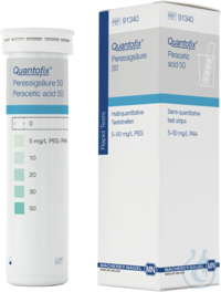 QUANTOFIX Peracetic acid 50 QUANTOFIX Peracetic acid 50 test strips 6 x 95 mm...
