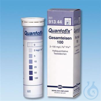 QUANTOFIX Total iron 100 QUANTOFIX Total iron 100 test strips 6 x 95 mm...