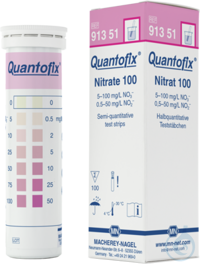 Quantofix® Teststäbchen, Nitrat 100 6x95 mm, Dose mit 100 Teststreifen...