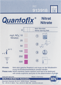 QUANTOFIX Nitrate set QUANTOFIX Nitrate set of 3 individually sealed test...
