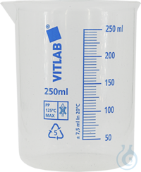 VISO B-case Sample beaker 250mL, 5 p. VISOCOLOR Reagent case for soil...