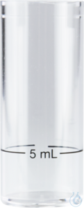 VISO Titration test tube 5mL VISOCOLOR Titration test tube with 5 mL marking