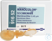 CHROMAFIL® Membranfilter 0,45 µm VE=50   Zubehör NANOCOLOR&reg;,...