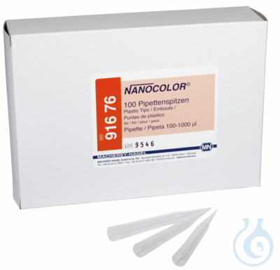 NANO plastic tips f. 0.1-1.0ml pipettes