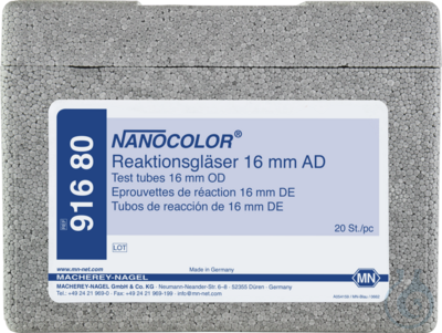 NANO test tubes 16mm OD (pack 20)