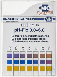 pH-Fix 0.0-6.0 pH-Fix 0.0-6.0 indicator sticks measuring range: pH...