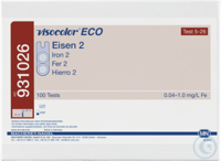 VISO ECO Iron 2 VISOCOLOR ECO Iron 2 colorimetric test kit measuring range:...