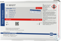 VISO ECO Chlorine 6, refill pack VISOCOLOR ECO chlorine 6 reagent set for...