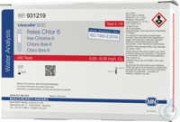 VISO ECO free chlorine 6, refill pack VISOCOLOR ECO free chlorine 6 reagent...