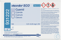 VISO ECO Cyanide, refill pack VISOCOLOR ECO Cyanide colorimetric test kit -...