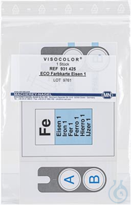 VISO ECO Iron 1 Colour card VISOCOLOR ECO Colour comparison disk Iron 1...