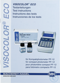 VISO ECO test instructions PF-12 VISOCOLOR brochure "VISOCOLOR ECO Test...