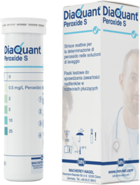 DiaQuant Peroxide S DiaQuant Peroxide S box of 100 test sticks 6 x 95 mm