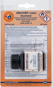 VISO alpha Residual hardness VISOCOLOR alpha residual hardness EQ Excepted...