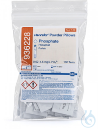 VISO PP Phosphate VISOCOLOR Powder Pillows Phosphate reagent set for...