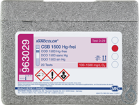 NANO CSB 1500, Hg-frei NANOCOLOR CSB 1500 Hg-frei Rundküvettentest mit Barcode Pg. à 20...