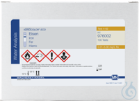NANO ECO Eisen NANOCOLOR ECO Eisen Rundküvettentest Messbereich: 0,01 - 5,00 mg/L Fe Pg. à 100...
