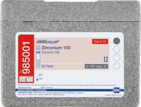 NANO Zirconium 100 NANOCOLOR Zirconium 100 Rundküvettentest Messbereich: 5-100 mg/L Zr Pg. à 20...