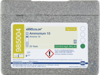 NANO Ammonium 10 NANOCOLOR Ammonium 10 tube test measuring range: 0.2-8.0...