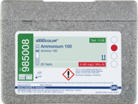 NANO Ammonium 100 NANOCOLOR Ammonium 100 Rundküvettentest Messbereich: 4-80 mg/L NH4-N 5-100 mg/L...