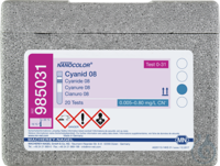 NANO Cyanid 08 NANOCOLOR Cyanid 08 Rundküvettentest Messbereich: 0,02-0,80 mg/L CN- 0,005-0,100...